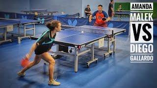 Amanda Malek (2117) vs  Diego Gallardo (2125) // LATTA Butterfly Open Quarterfinals U2275 Apr 2023