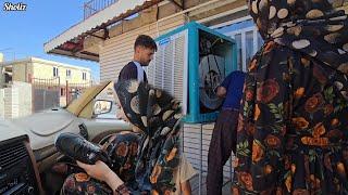 Narges's efforts to pass the city driving test and install a water cooler in her city home