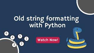  Classic Code Vibes: Dive into Old String Formatting with Python!  #PythonStringStyle #RetroCoding