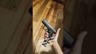 Glock 42 with the Extended Clip ‍