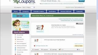 How to use Virtual Sheet Music Coupon Codes