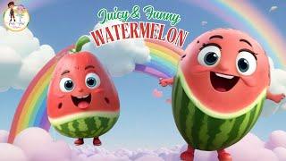 Wiggle Wiggle Watermelon  | Juicy & Fun Kids Song for Singing and Dancing #watermelonsong #JuicyFun