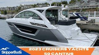 2023 Cruisers Yachts 50 Cantius Yacht Tour & Walkthrough SkipperBud's