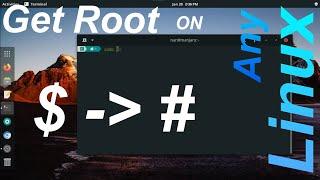 Set Terminal Root "#" as default on Any Linux 