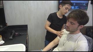 ASMR Turkish Barber Face,Head and Body Massage 268