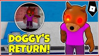 How to get "DOGGY'S RETURN (돌아온 도기)" BADGE + MORPH/SKIN in PIGGY ROLEPLAY 피기 롤플레이 (KOREAN)! - ROBLOX