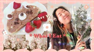 Art Vlog: Balancing Art & Lifestyle, Making Healthy(ish) Meals, Refocusing on Exercise & More!