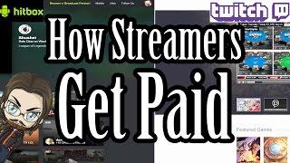 How Twitch & Hitbox (Now Smashcast) Live Streamers Get Paid!