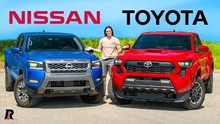 2025 Nissan Frontier vs Toyota Tacoma / Battle of Principles