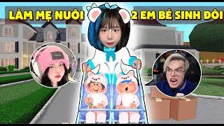 Mèo Simmy 1 Ngày Làm Mẹ Nhận Nuôi Em Bé SINH ĐÔI Sammy Và Phong Cận Roblox !!