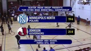 High School Boys Basketball: 2010 Twin Cities Championship - Minneapolis North vs. Johnson