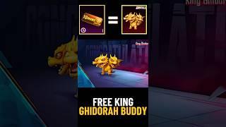 Free king ghidorah buddy | 0 uc trick #pubgmobile #bgmi #godzilla #shorts