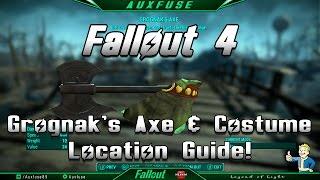 Fallout 4 - Grognaks Axe and Grognak Costume Location - Unique Weapon/Armour Guide