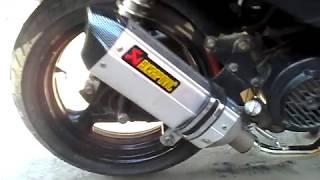 Выхлоп 180 куб. тюнинг  AKRAPOVIC