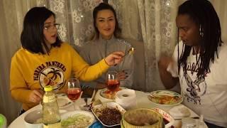 EATING ANAMAL GUTS THAI MUKBANG