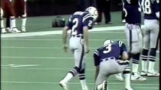 Allegre fair catch kick, Colts-Patriots, 1984