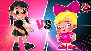 Pink Vs Black  Dance Challenge Song | Kids Songs And Nursery Rhymes by Comy Zomy