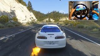 1300HP 2JZ Supra Ride | LA Canyons | 2 Way Traffic | Assetto Corsa | GoPro | G29 | 4K Gameplay