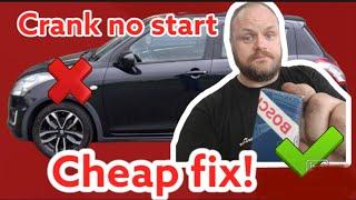 Cheap Fix! Crank no start.