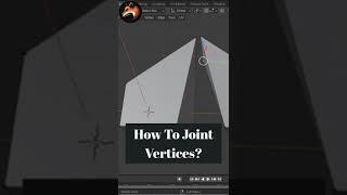 how to Joining two vertices in blender