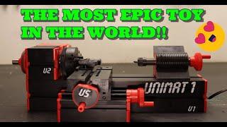 6 In 1 Micro Machining DIY Tool! Emco Unimat1! (Part one: Unboxing and Lathe Assembly)