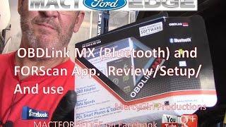 OBDLinks MX Bluetooth and FORScan Review and setup