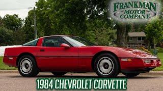 Low Mile 1984 Chevrolet Corvette | 8,400 Miles - Frankman Motor Company - Walk Around & Driving