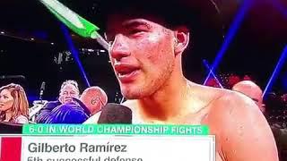 Gilberto Zurdo Ramirez me pelo la 