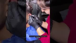 Most Popular Ear Piercing| HELIX PIERCING #piercing #earpiercing #helix