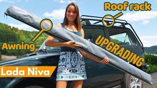 Upgrading our Lada Niva 4x4 with Roof Rack and Prime Tech Awning!