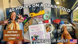 Amtrak southwest chief chicago to los angeles   | 40+ hours alone | solo train travel vlog