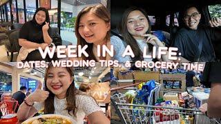 WEEK IN A LIFE: DATE WITH MY FRIEND, WEDDING TIPS & MONTHLY GROCERY | JOYCE YABUT BARTOLOME