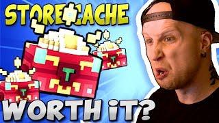 UNBOXING 165 GREATER GEODE TOPSIDE CACHE & 5 GLOWING (Guarenteed Rare) CACHE in TROVE!