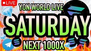 YON WORLD LIVE · Weekend Vibes on Solana | New ATH LOADING | shill me gems