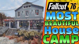 The PRETTIEST House FALLOUT 76! - Fallout 76 CAMP Building