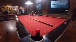 Pool Trick Shots - 02 (rail shot + spin / бильярдные трюки) (trying to be like Venom Tricks)