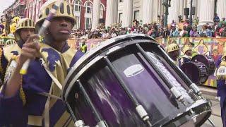 Marching 100 surprises King of Zulu on Mardi Gras Day