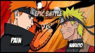 EPIC BATLE NARUTO VS PAIN PERTARUNGAN MURID JIRAIYYA[PETAPA GENIT] SUB INDO