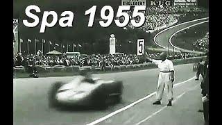 Fangio and Moss at Spa 1955 - Awesome Footage!