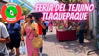 Feria del Tejuino Tlaquepaque 4K Walking Tour