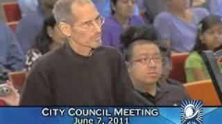 Steve Jobs Presents to the Cupertino City Council  (6/7/11)