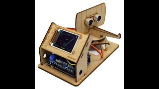 Ultrasonic mechanical scanning radarUltrasonic mechanical scanning radar, based on arduino,stem