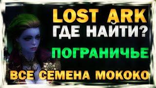 LOST ARK - ГДЕ НАЙТИ? ВСЕ СЕМЕНА МОКОКО - ВИДЕО-ГАЙД - ПОГРАНИЧЬЕ (Артемис)