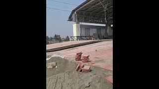 Dronagiri local station work progress #dronagiri #uran #local #train #update