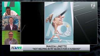 Magda Linette Done Dirty By Caricature | Tennis Channel Live