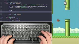 ASMR Programming - Flappy Bird - No Talking