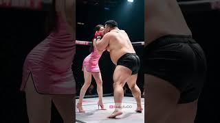 Never Underestimate a Pretty Girl's Real Fighting Skills! #kungfu #fight #boxing #ai