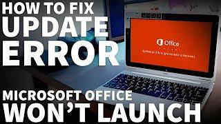 How To Fix Microsoft Office Updating Office Please Wait A Moment Error | Stuck Loading Update Office