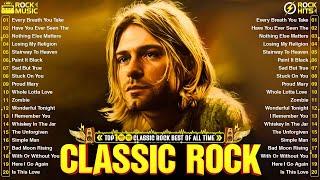 Aerosmith, Nirvana, ACDC, Queen, Bon Jovi, Scorpions, Guns N Roses  Best Classic Rock Of 70 80s 90s