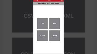 B4X B4i XUI - iOS app developed in a couple of hours. Read CSV, XML, JSON and SQLite files.